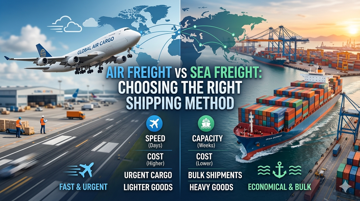 Air Freight vs Sea Freight Choosing the Right Shipping Method