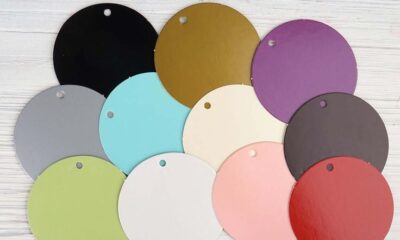 Custom Round Tags