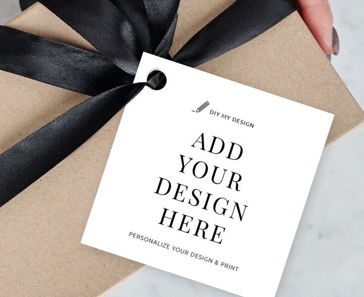 Custom Square Hang Tags