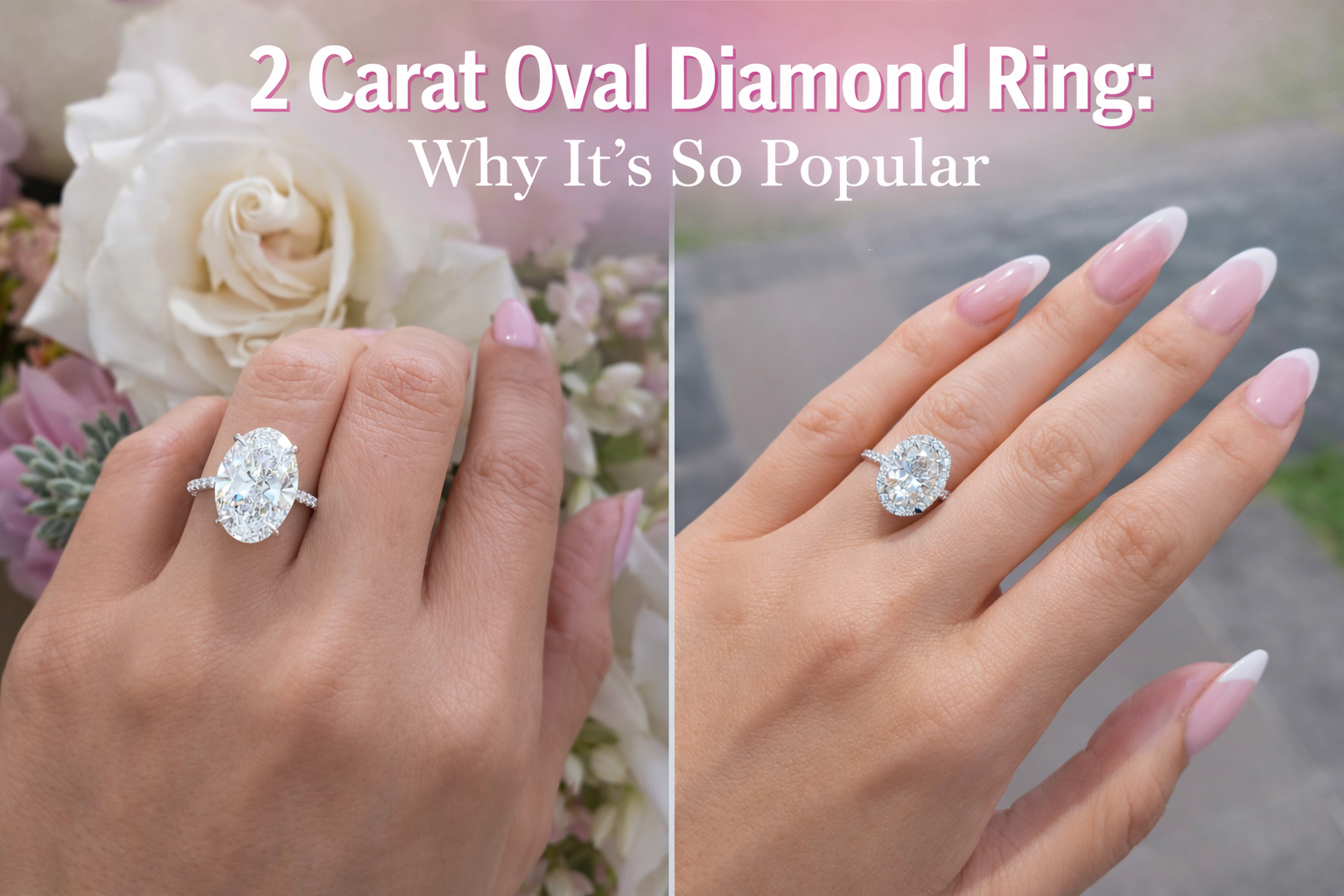 2 carat oval diamond rings