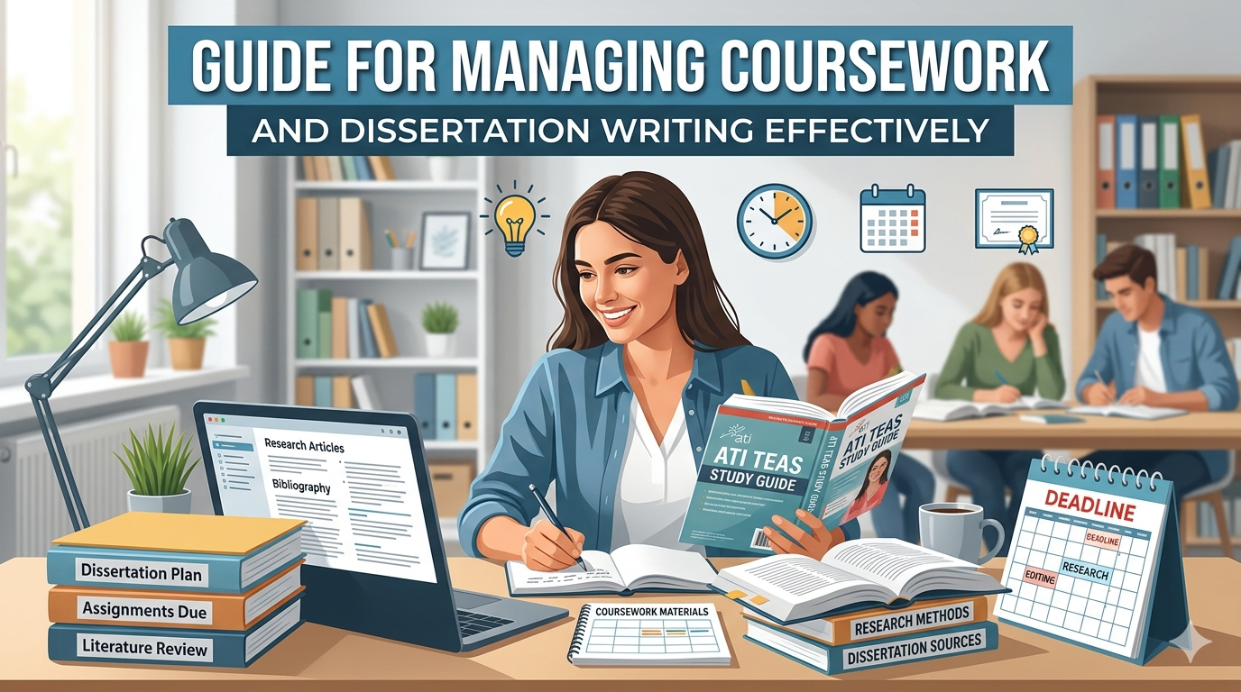 Guide for Managing Coursework and Dissertation Writing Effectively