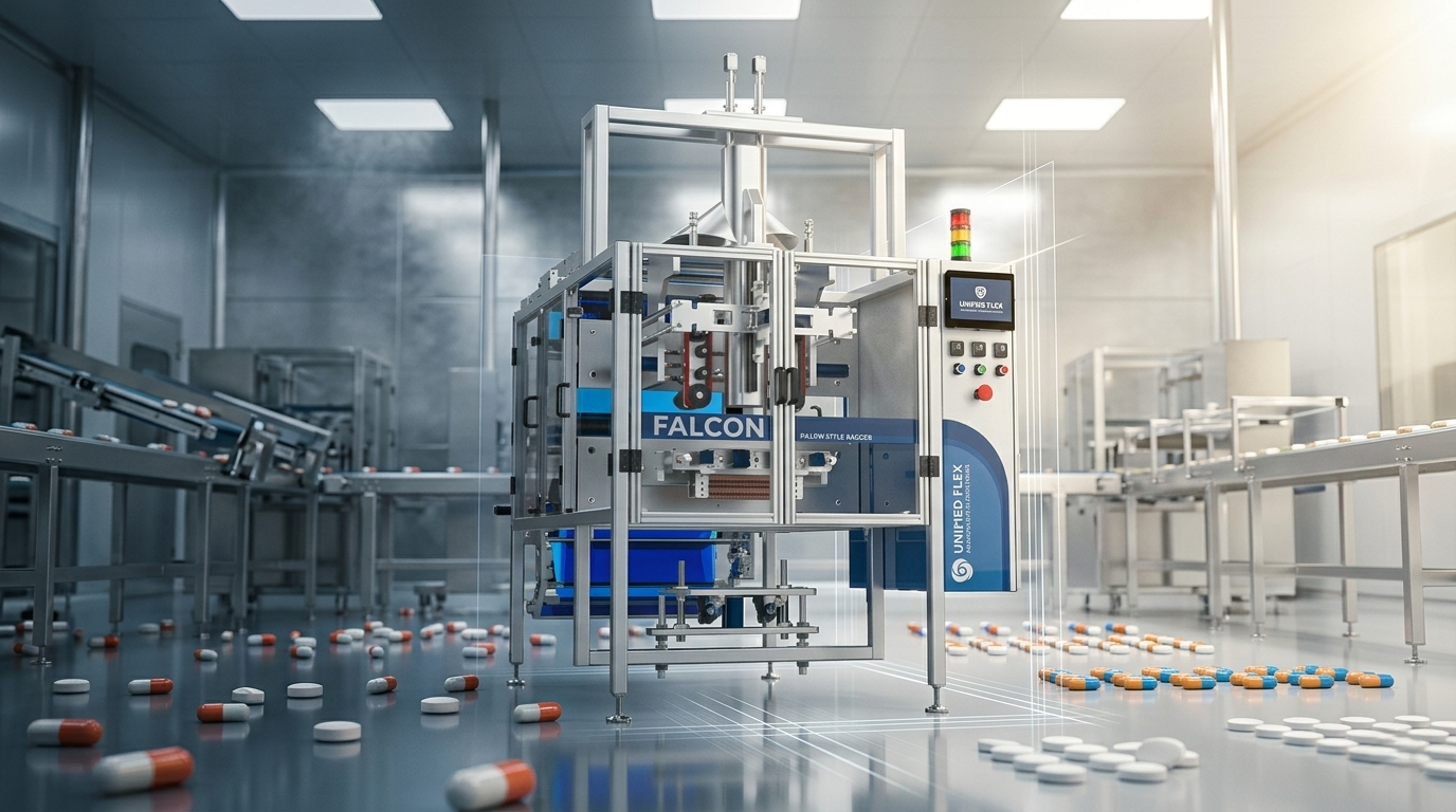 See how automation protects medical doses from human error. Discover how a pharma packaging machine ensures every bottle and pouch is filled with precision.
