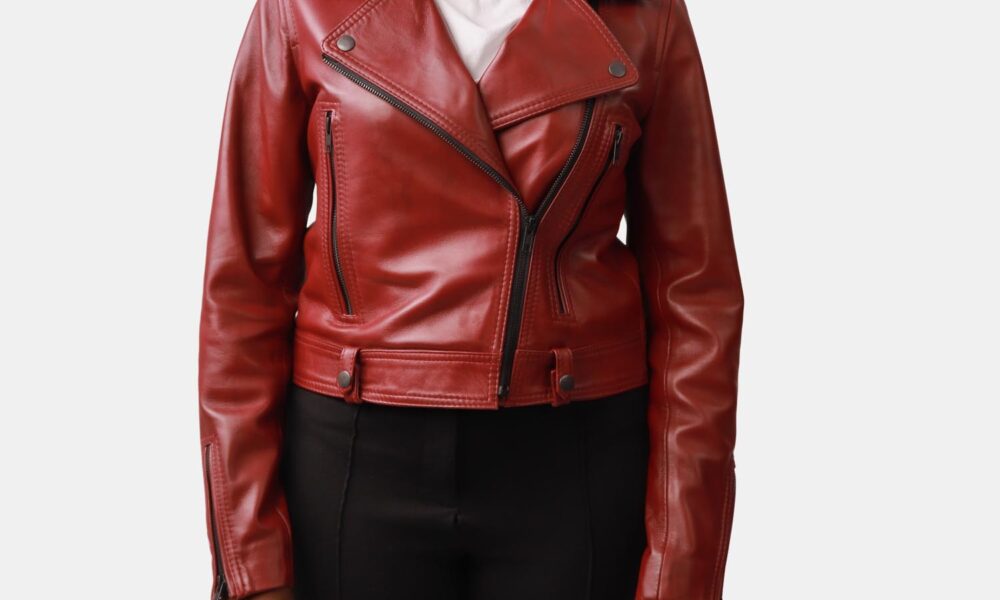 womens leather jacket