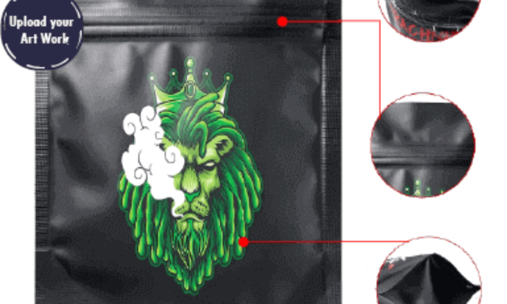 Explore high-quality custom Mylar vacuum seal bags with logo from UniversalPackaging. Durable, precise, and ideal for professional product presentation.
