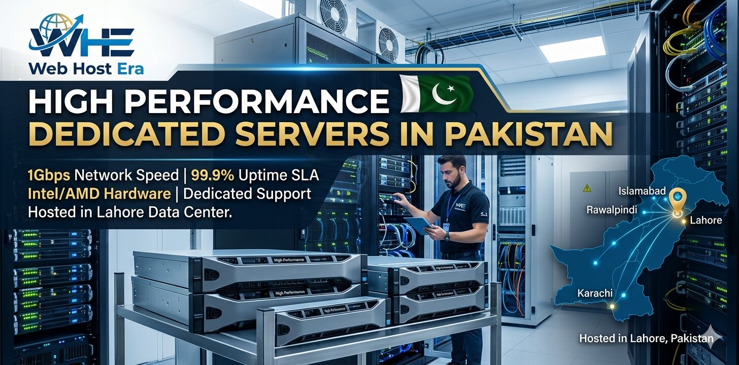 Dedicated Servers hosting in pakistan